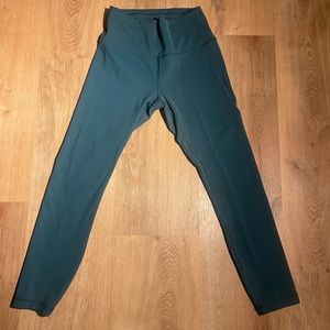 Lululemon Wunder Train Green/Blue Leggings